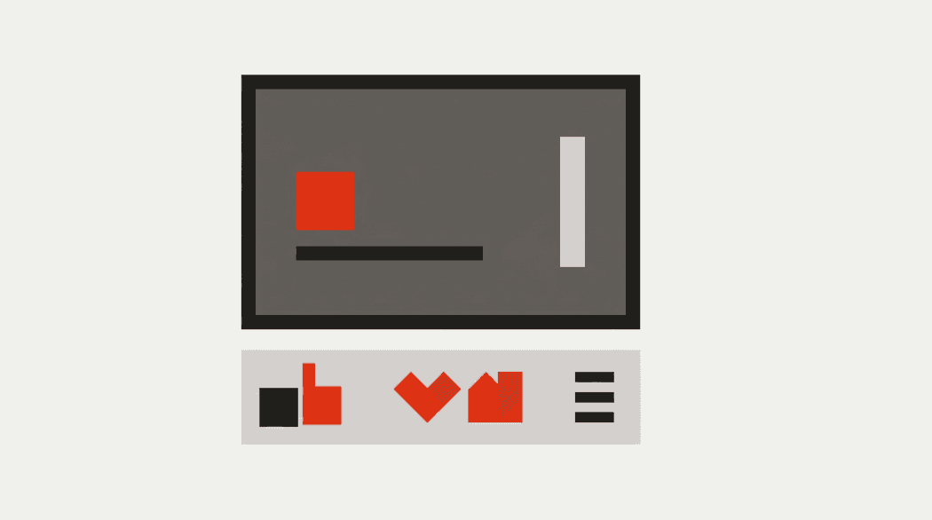 An abstract social post showing a claimed shape